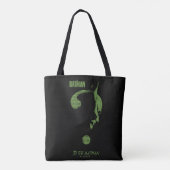 Das Riddler "To the Batman" Fragezeichen Tasche (Rückseite)