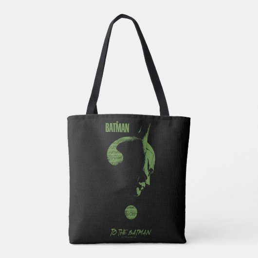 Das Riddler "To the Batman" Fragezeichen Tasche (Rückseite)
