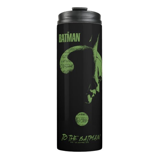 Das Riddler "To the Batman" Fragezeichen Thermosbecher (Vorderseite)