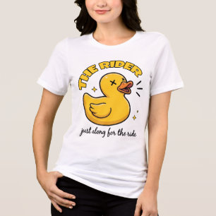 Das Rider-Bestie-T-Shirt, Lustiges Rubber-Enten-Te Tri-Blend Shirt