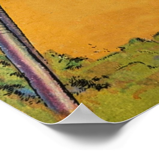 Das Riesenpferd von OZ Poster (Ecke)