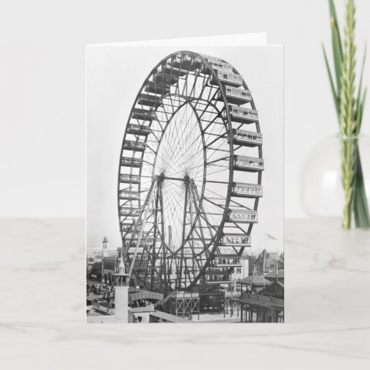 Das Riesenrad an der Columbia-Küste der Welt Karte (Vorderseite)