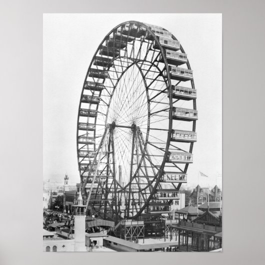 Das Riesenrad an der Columbia-Küste der Welt Poster (Vorne)