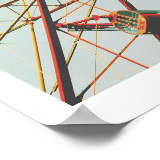 Das Riesenrad Poster (Ecke)