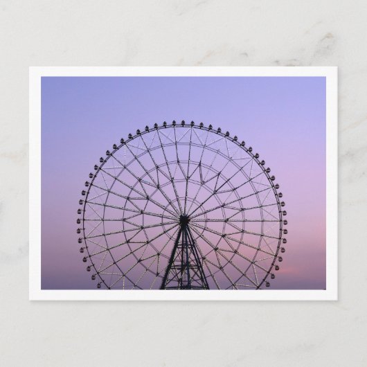 Das Riesenrad: Tokio Postkarte (Vorderseite)