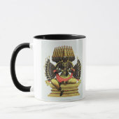 Das riesige Ravana (Farbelitho) Tasse (Links)