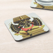 Das riesige Ravana (Farbelitho) Untersetzer (Linke Seite)