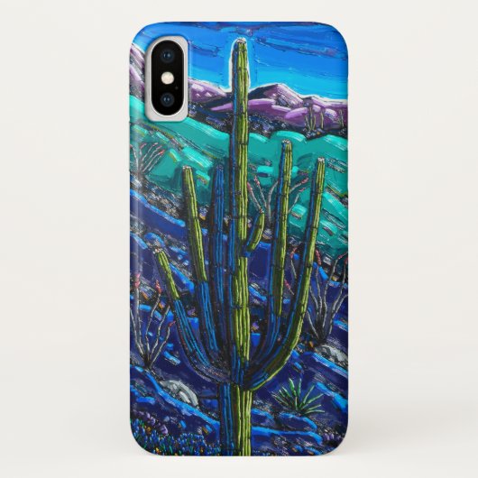 Das riesige Saguaro iPhone 10 Fall Case-Mate iPhone Hülle (Rückseite)