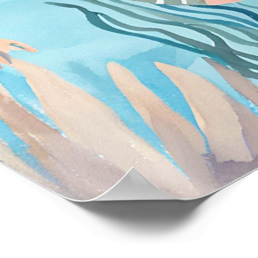 Das Riff genießen Poster (Ecke)