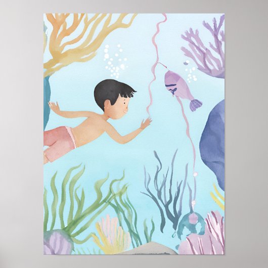 Das Riff tauchen Poster (Vorne)