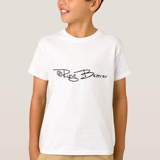 DAS RING BEARER T-SHIRT (Vorderseite)
