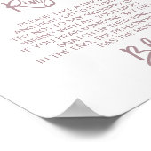 Das Ring-Game-Zeichen wird von Marine und Blush ge Poster (Ecke)