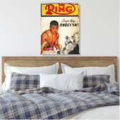 Das Ringmagazin deckt 2 ab Leinwanddruck (Insitu (Schlafzimmer))