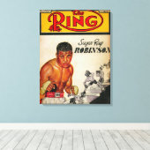 Das Ringmagazin deckt 2 ab Leinwanddruck (Insitu (Holzboden))