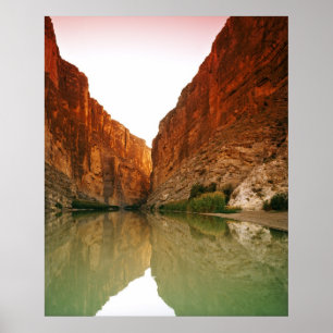 Das Rio Grande, große Biegung NP, Texas Poster