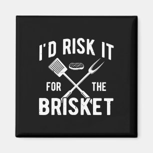 Das Risiko für den Brisket des Sonnenrauchs Magnet