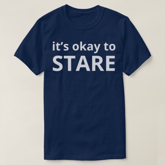 das Risiko zu starren T-Shirt (Design vorne)
