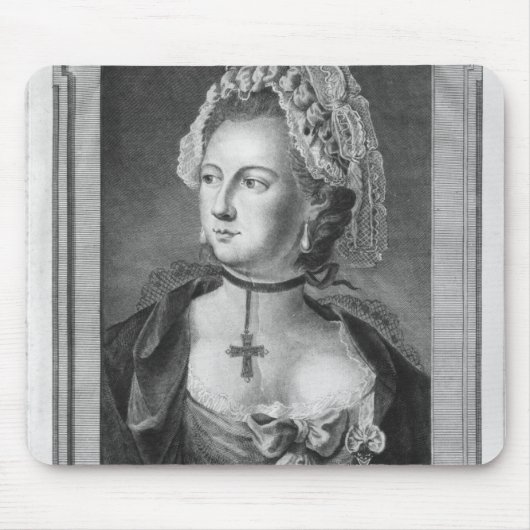 Das Ritter d'Eon, gekleidet als Frau Mousepad (Vorne)