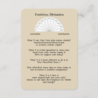 Das Ritual, die Weissagung u. die heilenden Karten