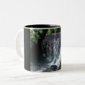 Das River Falls-Foto Zweifarbige Tasse (Vorderseite Links)