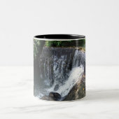 Das River Falls-Foto Zweifarbige Tasse (Mittel)