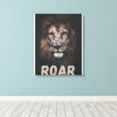 Das Roar des Powers Leinwanddruck (Insitu (Holzboden))