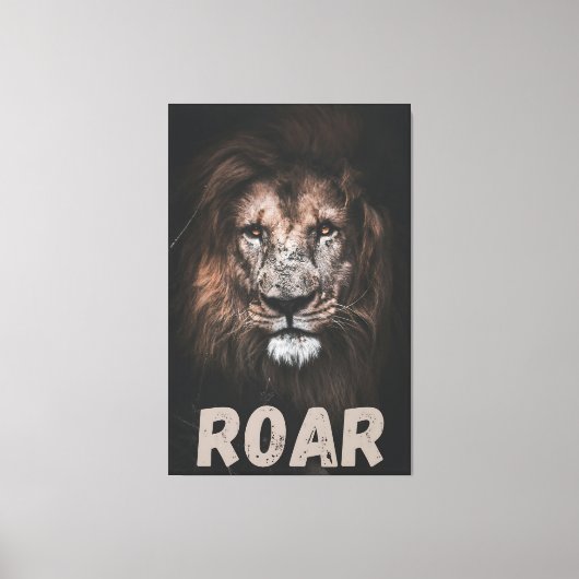 Das Roar des Powers Leinwanddruck (Vorderseite)