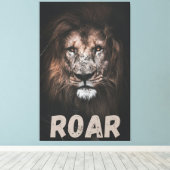 Das Roar des Powers Leinwanddruck (Insitu (Holzboden))