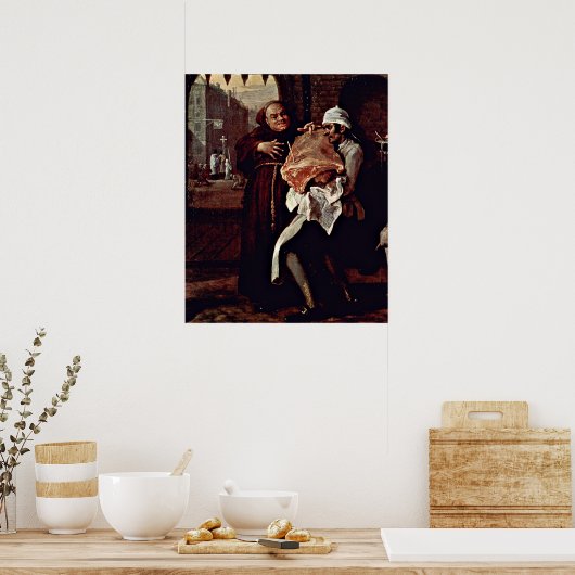 Das Roastbeef von Old England von William Hogarth Poster (Küche)