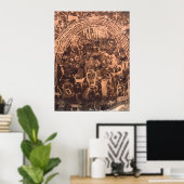 Das Rochester Panel Pictograph Utah Poster (Heimbüro)