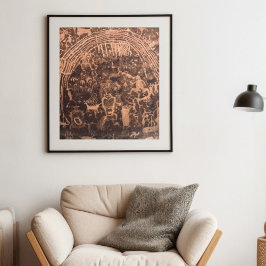 Das Rochester Panel Pictograph Utah Poster