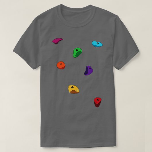 Das Rock Climbing hält das Climberboulden für Männ T-Shirt (Design vorne)