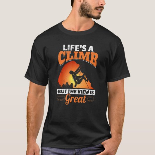 Das Rock Climbing Life ist ein Höhepunkt, aber die T-Shirt (Vorderseite)