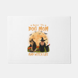 Das Rocken der Hunde Mama und Hexenmeisterin Deuts Fußmatte