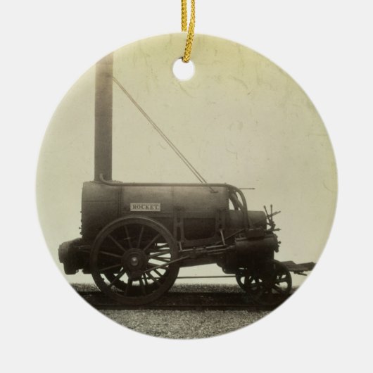 Das "Rocket" entwarf durch George Stephenson Keramik Ornament (Vorne)