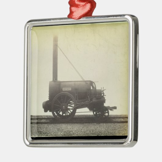 Das "Rocket" entwarf durch George Stephenson Silbernes Ornament (Links)