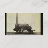Das "Rocket" entwarf durch George Stephenson Visitenkarte (Rückseite)
