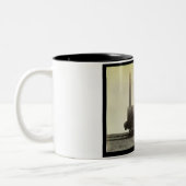 Das "Rocket" entwarf durch George Stephenson Zweifarbige Tasse (Links)
