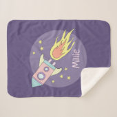 Das Rocket-Schiffs-Raum-Galaxie und Name des Sherpadecke (Vorderseite (Horizontal))