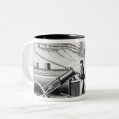 Das 'Rocket Zweifarbige Tasse (Vorderseite Links)