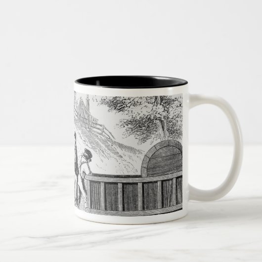 Das 'Rocket Zweifarbige Tasse (Rechts)
