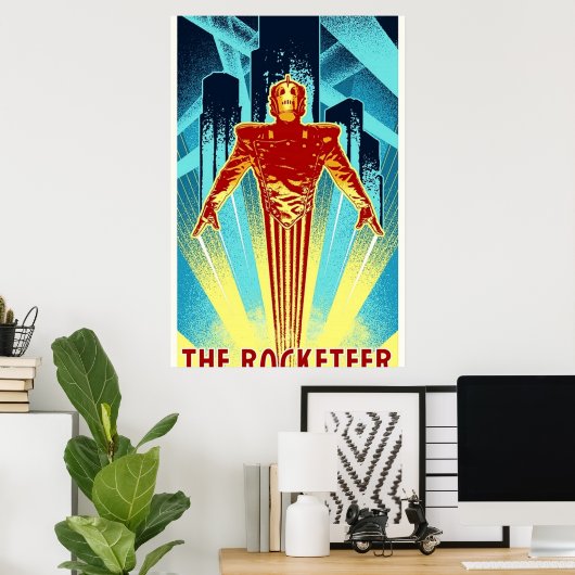 Das Rocketeer Poster (Heimbüro)