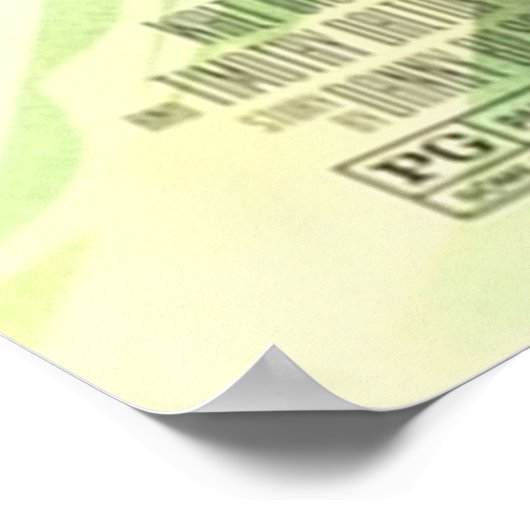 Das Rocketeer Poster (Ecke)