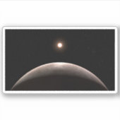 Das Rocky Exoplanet Lhs 475 B und sein Host Star. Aufkleber (Vorderseite)