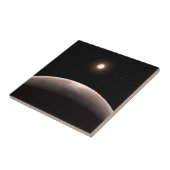 Das Rocky Exoplanet Lhs 475 B und sein Host Star. Fliese (Seite)