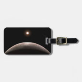 Das Rocky Exoplanet Lhs 475 B und sein Host Star. Gepäckanhänger (Vorderseite horizontal)