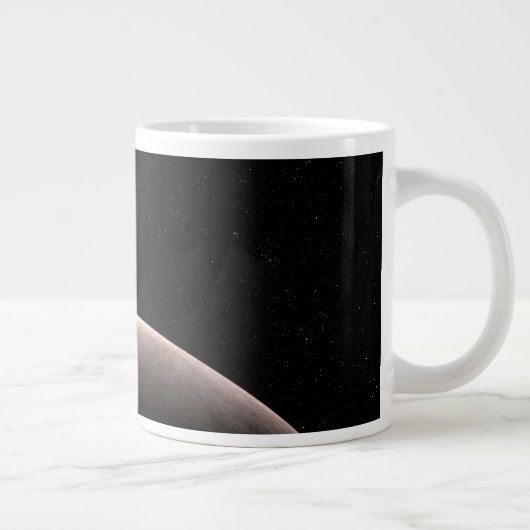 Das Rocky Exoplanet Lhs 475 B und sein Host Star. Jumbo-Tasse (Rechts)