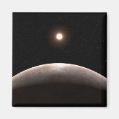 Das Rocky Exoplanet Lhs 475 B und sein Host Star. Magnet (Vorne)