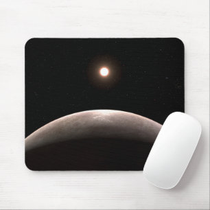 Das Rocky Exoplanet Lhs 475 B und sein Host Star. Mousepad