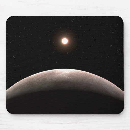 Das Rocky Exoplanet Lhs 475 B und sein Host Star. Mousepad (Vorne)
